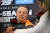 TEST BAHRAIN, Zak Brown (USA) McLaren Executive Director in the FIA Press Conference.

26.02.2025. Formula 1 Testing, Sakhir, Bahrain, Day One.

- www.xpbimages.com, EMail: requests@xpbimages.com © Copyright: Price / XPB Images