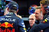TEST BAHRAIN, Christian Horner (GBR) Red Bull Racing Team Principal with Max Verstappen (NLD) Red Bull Racing.

26.02.2025. Formula 1 Testing, Sakhir, Bahrain, Day One.

- www.xpbimages.com, EMail: requests@xpbimages.com © Copyright: Batchelor / XPB Images