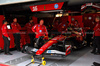 TEST BAHRAIN, Ferrari pit garage as a circuit wide power cut stops the session.

26.02.2025. Formula 1 Testing, Sakhir, Bahrain, Day One.

- www.xpbimages.com, EMail: requests@xpbimages.com © Copyright: Batchelor / XPB Images