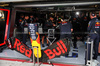 TEST BAHRAIN, Red Bull Racing pit garage as a circuit wide power cut stops the session.

26.02.2025. Formula 1 Testing, Sakhir, Bahrain, Day One.

- www.xpbimages.com, EMail: requests@xpbimages.com © Copyright: Batchelor / XPB Images