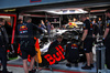 TEST BAHRAIN, Red Bull Racing pit garage in darkness as a circuit wide power cut stops the session.

26.02.2025. Formula 1 Testing, Sakhir, Bahrain, Day One.

- www.xpbimages.com, EMail: requests@xpbimages.com © Copyright: Batchelor / XPB Images