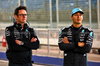 TEST BAHRAIN, (L to R): Andrew Shovlin (GBR) Mercedes AMG F1 Trackside Engineering Director with George Russell (GBR) Mercedes AMG F1.

26.02.2025. Formula 1 Testing, Sakhir, Bahrain, Day One.

- www.xpbimages.com, EMail: requests@xpbimages.com © Copyright: Batchelor / XPB Images