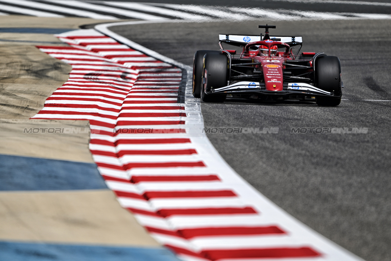TEST BAHRAIN, Charles Leclerc (MON) Ferrari SF-25.

28.02.2025. Formula 1 Testing, Sakhir, Bahrain, Day Three.

- www.xpbimages.com, EMail: requests@xpbimages.com © Copyright: Price / XPB Images