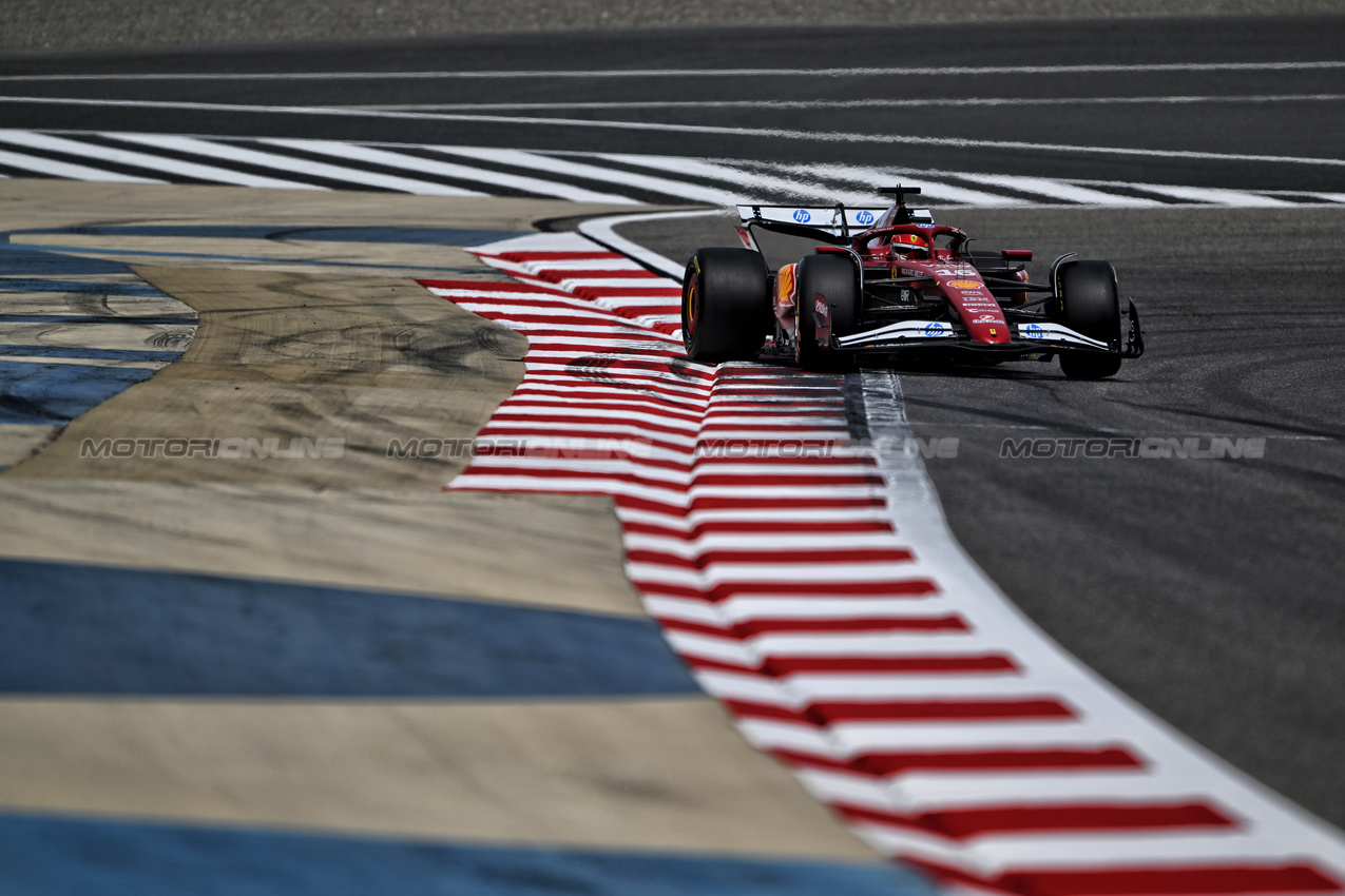 TEST BAHRAIN, Charles Leclerc (MON) Ferrari SF-25.

28.02.2025. Formula 1 Testing, Sakhir, Bahrain, Day Three.

- www.xpbimages.com, EMail: requests@xpbimages.com © Copyright: Price / XPB Images