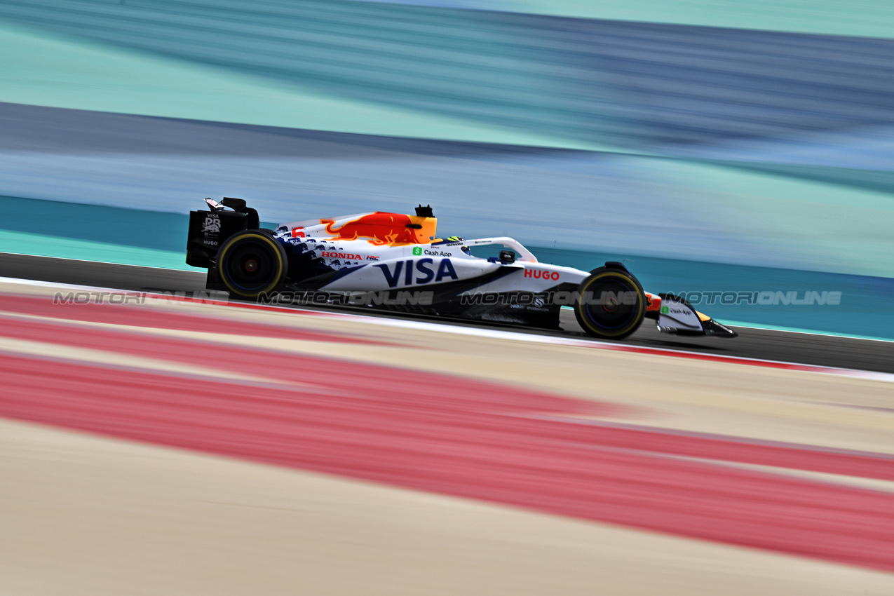 TEST BAHRAIN, Isack Hadjar (FRA) Racing Bulls VCARB 02.

28.02.2025. Formula 1 Testing, Sakhir, Bahrain, Day Three.

- www.xpbimages.com, EMail: requests@xpbimages.com © Copyright: Price / XPB Images