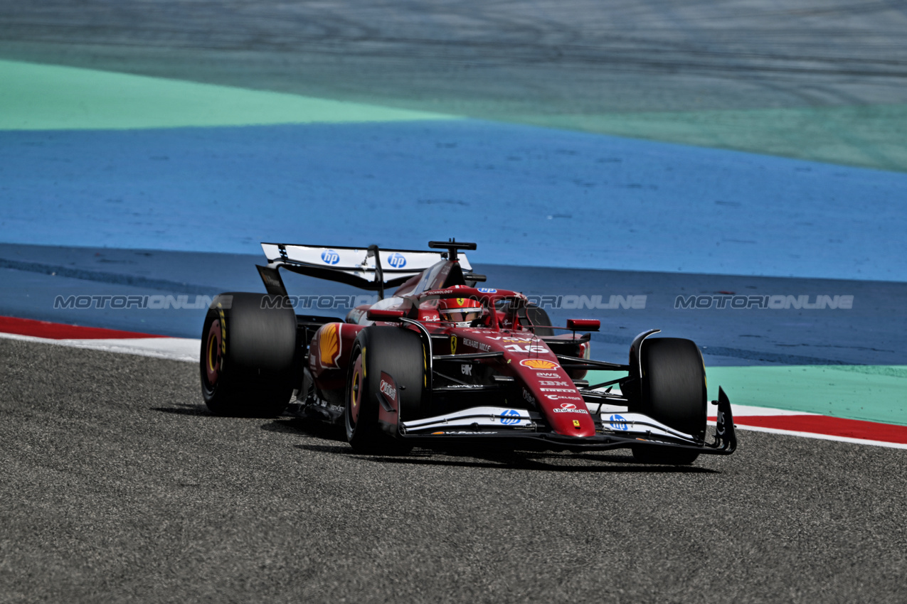 TEST BAHRAIN, Charles Leclerc (MON) Ferrari SF-25.

28.02.2025. Formula 1 Testing, Sakhir, Bahrain, Day Three.

- www.xpbimages.com, EMail: requests@xpbimages.com © Copyright: Price / XPB Images
