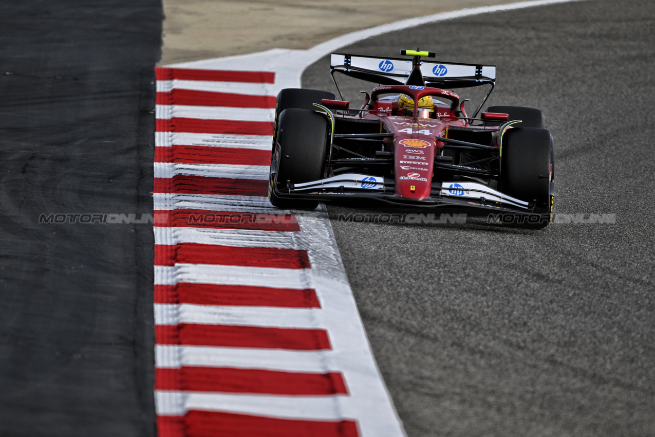 TEST BAHRAIN, Lewis Hamilton (GBR) Ferrari SF-25.

28.02.2025. Formula 1 Testing, Sakhir, Bahrain, Day Three.

- www.xpbimages.com, EMail: requests@xpbimages.com © Copyright: Price / XPB Images