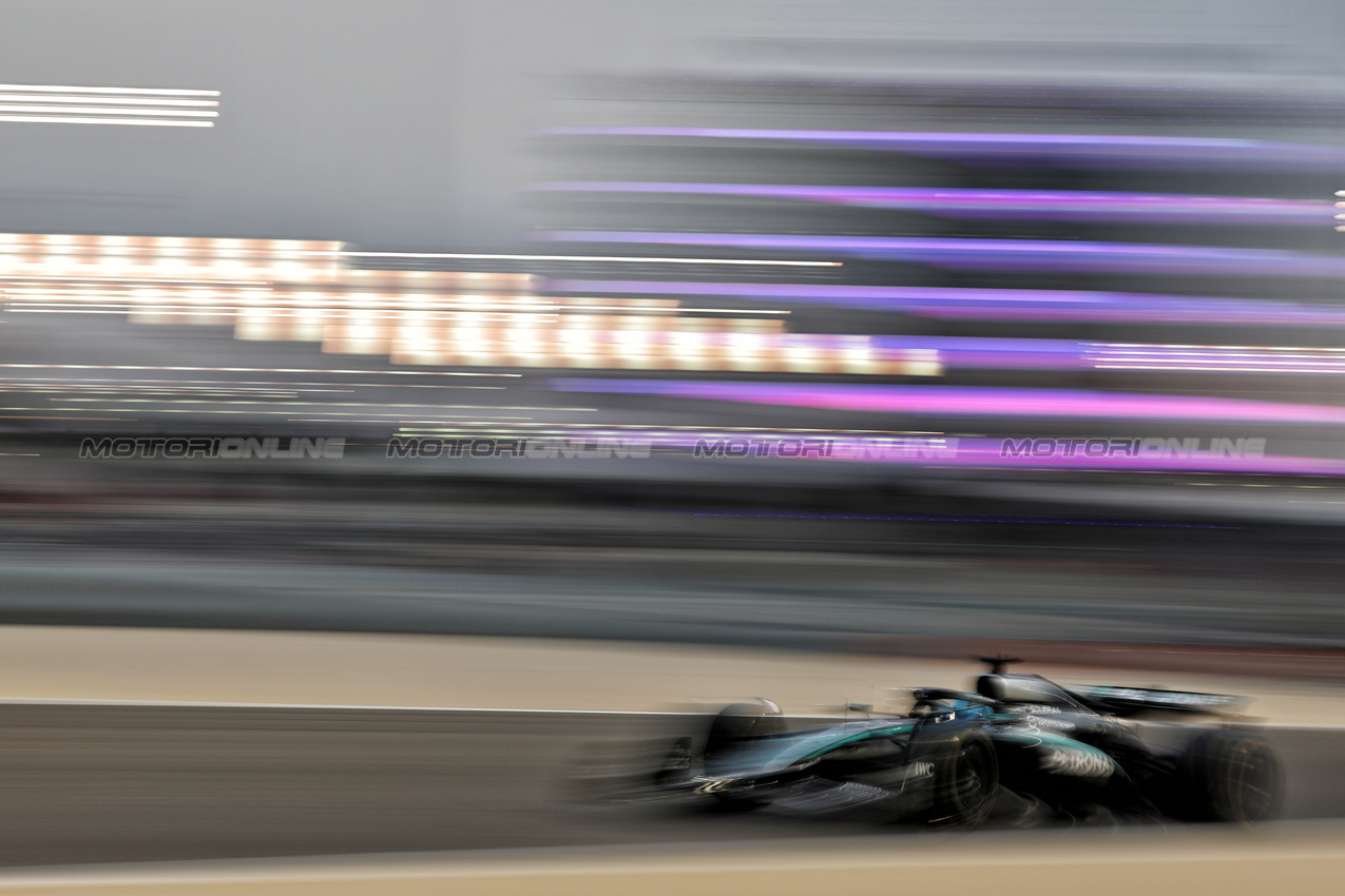 TEST BAHRAIN, George Russell (GBR) Mercedes AMG F1 W16.

28.02.2025. Formula 1 Testing, Sakhir, Bahrain, Day Three.

- www.xpbimages.com, EMail: requests@xpbimages.com © Copyright: Bearne / XPB Images