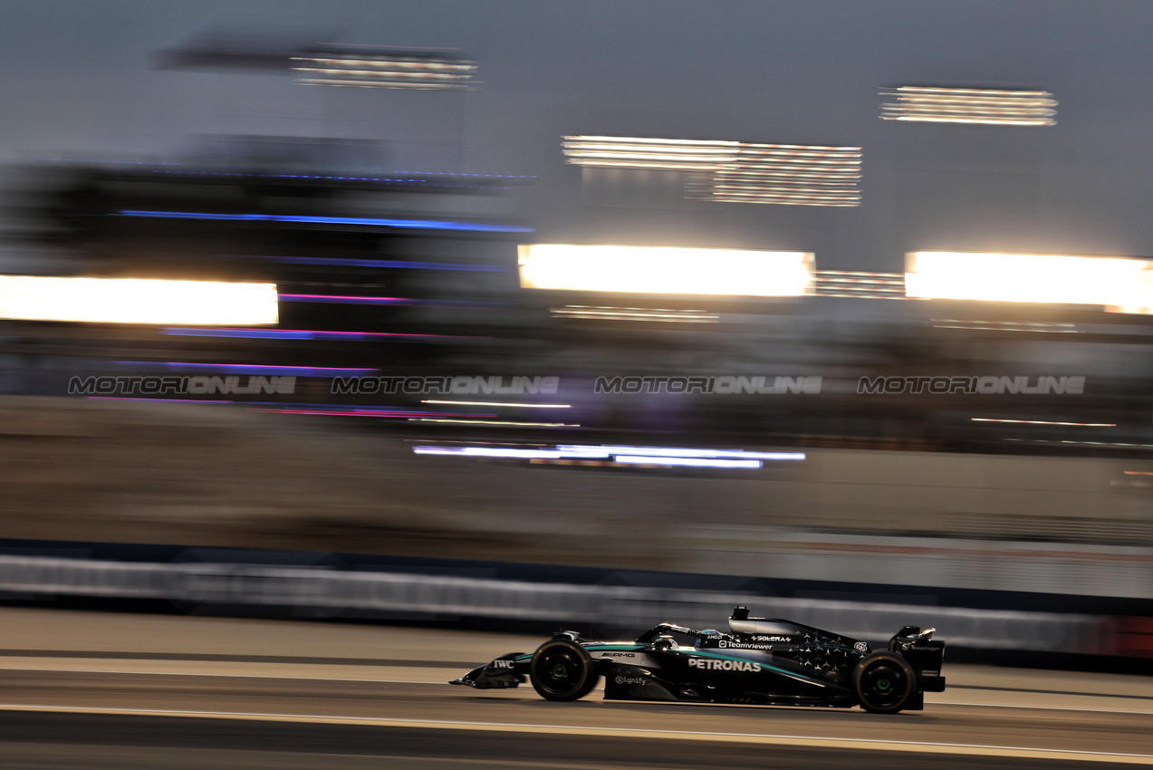 TEST BAHRAIN, George Russell (GBR) Mercedes AMG F1 W16.

28.02.2025. Formula 1 Testing, Sakhir, Bahrain, Day Three.

- www.xpbimages.com, EMail: requests@xpbimages.com © Copyright: Bearne / XPB Images