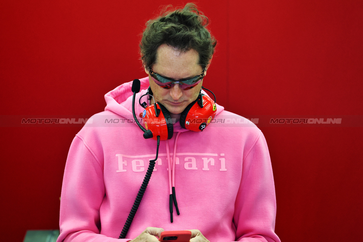 TEST BAHRAIN, John Elkann (ITA) FIAT Chrysler Automobiles Chairman.

28.02.2025. Formula 1 Testing, Sakhir, Bahrain, Day Three.

- www.xpbimages.com, EMail: requests@xpbimages.com © Copyright: Charniaux / XPB Images