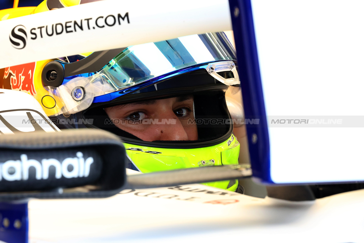 TEST BAHRAIN, Isack Hadjar (FRA) Racing Bulls VCARB 02.

28.02.2025. Formula 1 Testing, Sakhir, Bahrain, Day Three.

- www.xpbimages.com, EMail: requests@xpbimages.com © Copyright: Charniaux / XPB Images