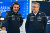 TEST BAHRAIN, (L to R): Ben Howard (GBR) Atlassian Williams Racing Chief Mechanic with Pat Fry (GBR) Atlassian Williams Racing Chief Technical Officer.

28.02.2025. Formula 1 Testing, Sakhir, Bahrain, Day Three.

- www.xpbimages.com, EMail: requests@xpbimages.com © Copyright: Bearne / XPB Images