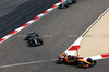 TEST BAHRAIN, Andrea Kimi Antonelli (ITA) Mercedes AMG F1 W16 follows Lando Norris (GBR) McLaren MCL39.

28.02.2025. Formula 1 Testing, Sakhir, Bahrain, Day Three.

- www.xpbimages.com, EMail: requests@xpbimages.com © Copyright: Batchelor / XPB Images