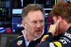 TEST BAHRAIN, (L to R): Christian Horner (GBR) Red Bull Racing Team Principal with Max Verstappen (NLD) Red Bull Racing.

28.02.2025. Formula 1 Testing, Sakhir, Bahrain, Day Three.

- www.xpbimages.com, EMail: requests@xpbimages.com © Copyright: Charniaux / XPB Images