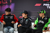 TEST BAHRAIN, (L to R): Oliver Bearman (GBR) Haas F1 Team; Andrea Kimi Antonelli (ITA) Mercedes AMG F1; e Gabriel Bortoleto (BRA) Sauber in the FIA Press Conference.

28.02.2025. Formula 1 Testing, Sakhir, Bahrain, Day Three.

- www.xpbimages.com, EMail: requests@xpbimages.com © Copyright: Price / XPB Images