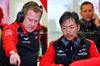 TEST BAHRAIN, Ayao Komatsu (JPN) Haas F1 Team Principal (Right).

28.02.2025. Formula 1 Testing, Sakhir, Bahrain, Day Three.

- www.xpbimages.com, EMail: requests@xpbimages.com © Copyright: Batchelor / XPB Images