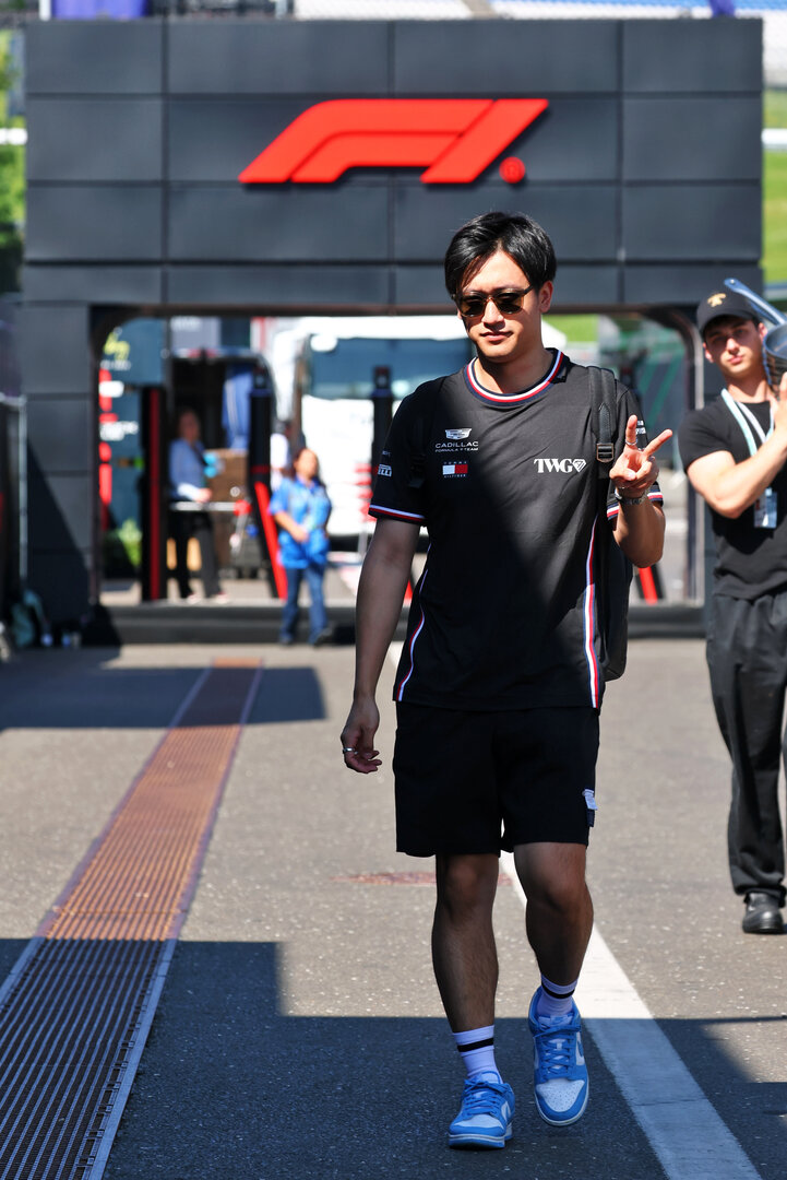GP AUSTRIA, Zhou Guanyu (CHN) Cadillac Formula 1 Team Reserve Driver.
25.06.2026. Formula 1 World Championship, Rd 8, Austrian Grand Prix, Spielberg, Austria, Preparation Day.
- www.xpbimages.com, EMail: requests@xpbimages.com © Copyright: Bearne / XPB Images