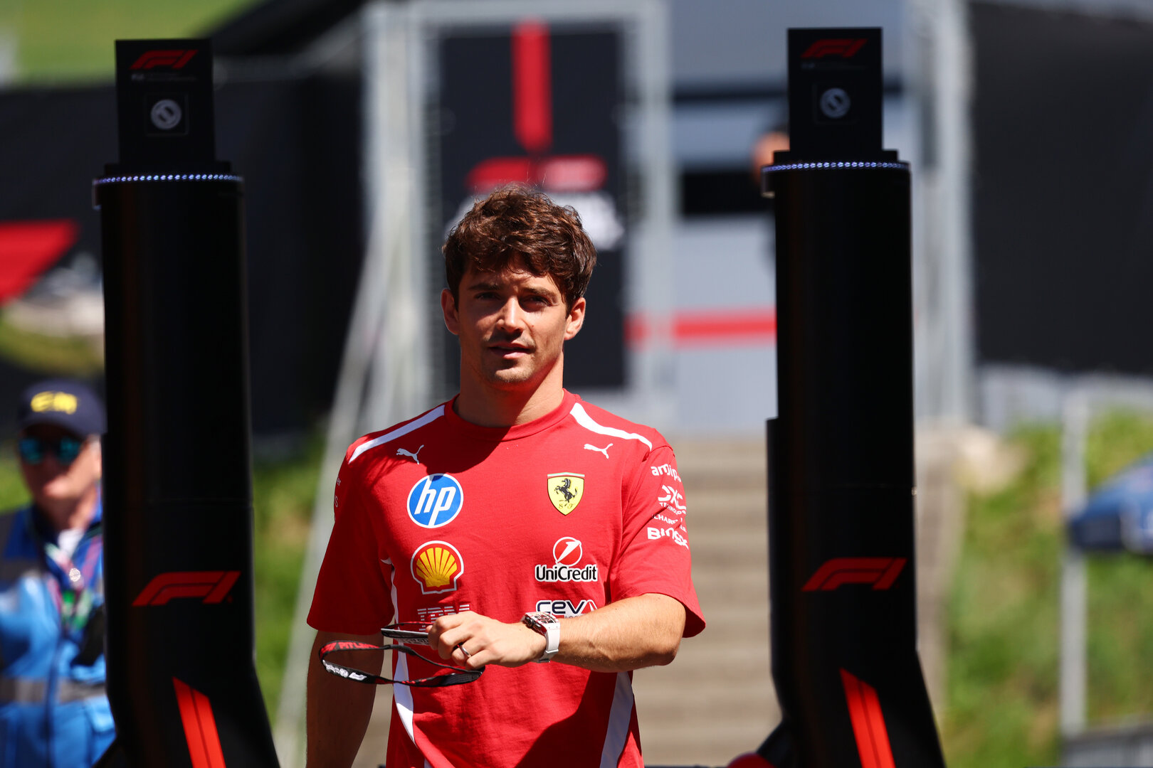 GP AUSTRIA, Charles Leclerc (MON) Ferrari.
25.06.2026. Formula 1 World Championship, Rd 8, Austrian Grand Prix, Spielberg, Austria, Preparation Day.
- www.xpbimages.com, EMail: requests@xpbimages.com © Copyright: Bearne / XPB Images