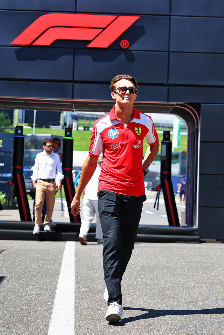 GP AUSTRIA, Dino Beganovic (SWE) Ferrari Academy Driver.
25.06.2026. Formula 1 World Championship, Rd 8, Austrian Grand Prix, Spielberg, Austria, Preparation Day.
- www.xpbimages.com, EMail: requests@xpbimages.com © Copyright: Bearne / XPB Images