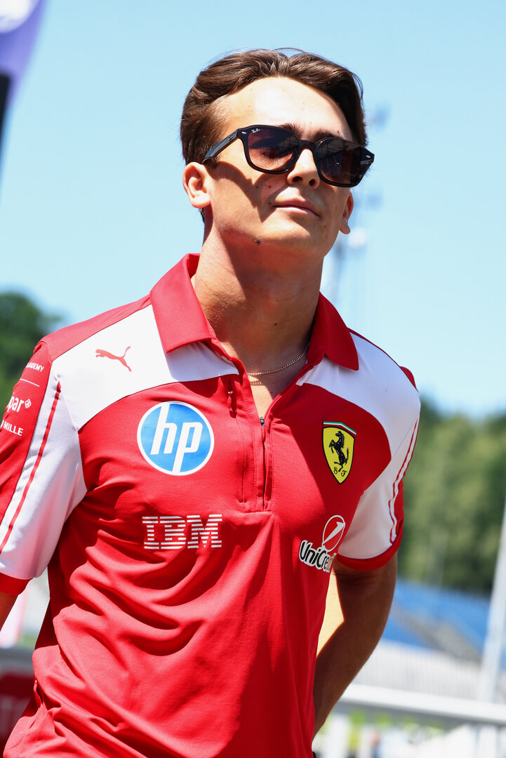 GP AUSTRIA, Dino Beganovic (SWE) Ferrari Academy Driver.
25.06.2026. Formula 1 World Championship, Rd 8, Austrian Grand Prix, Spielberg, Austria, Preparation Day.
- www.xpbimages.com, EMail: requests@xpbimages.com © Copyright: Bearne / XPB Images