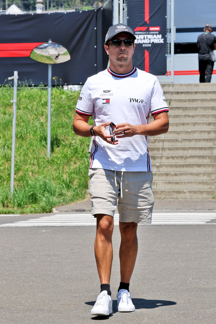 GP AUSTRIA, Sergio Perez (MEX) Cadillac Formula 1 Team.
25.06.2026. Formula 1 World Championship, Rd 8, Austrian Grand Prix, Spielberg, Austria, Preparation Day.
- www.xpbimages.com, EMail: requests@xpbimages.com © Copyright: Moy / XPB Images