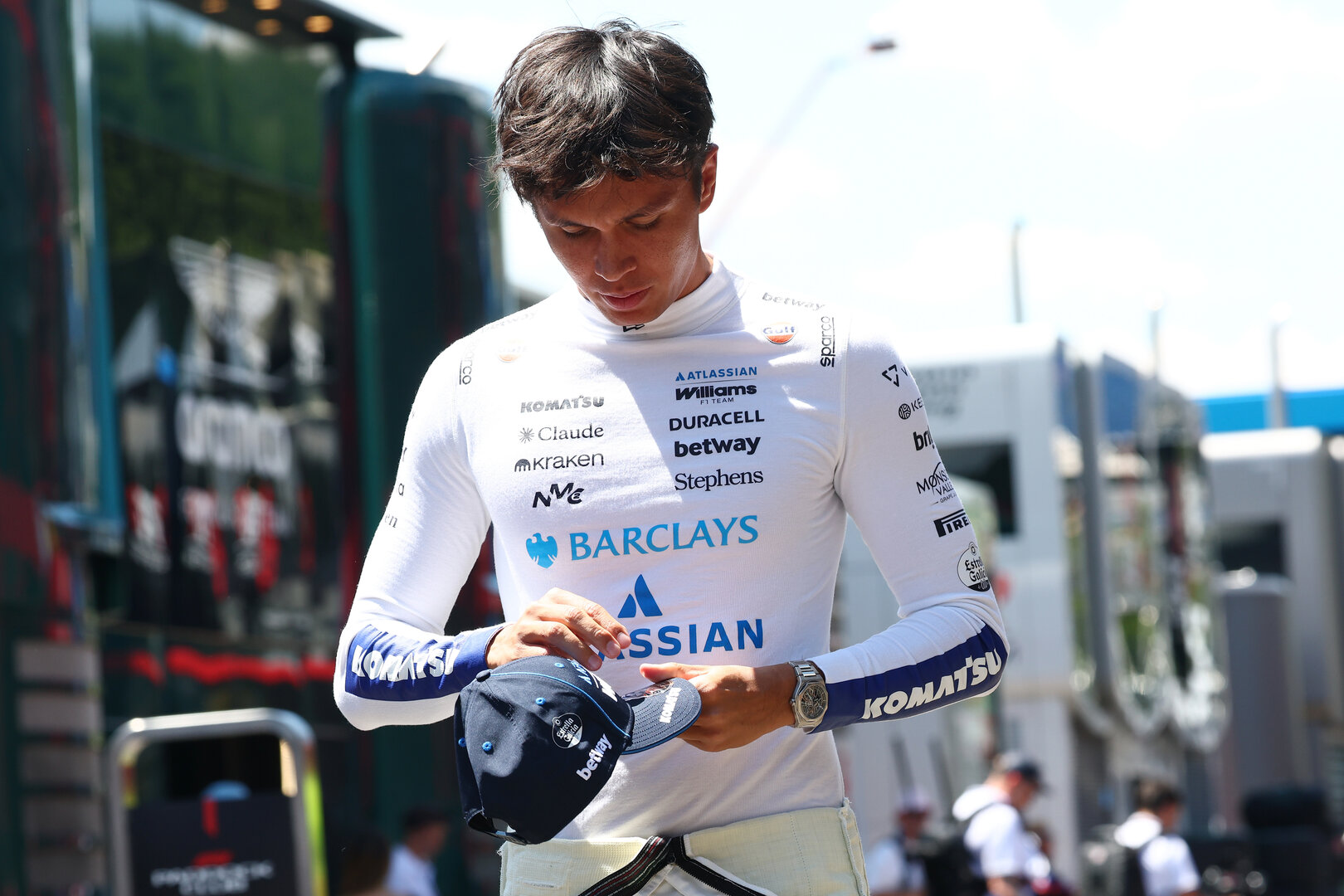 GP AUSTRIA, Alexander Albon (THA) Williams F1 Team.
25.06.2026. Formula 1 World Championship, Rd 8, Austrian Grand Prix, Spielberg, Austria, Preparation Day.
- www.xpbimages.com, EMail: requests@xpbimages.com © Copyright: Bearne / XPB Images