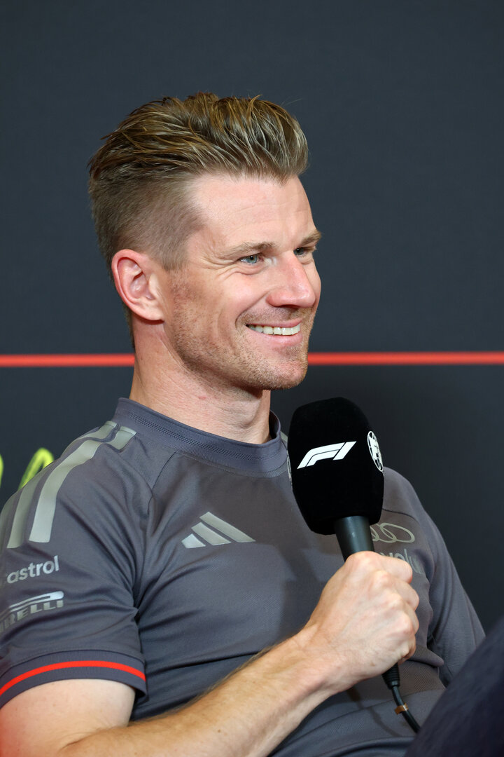 GP AUSTRIA, Nico Hulkenberg (GER) Audi F1 Team in the FIA Press Conference.
25.06.2026. Formula 1 World Championship, Rd 8, Austrian Grand Prix, Spielberg, Austria, Preparation Day.
- www.xpbimages.com, EMail: requests@xpbimages.com © Copyright: Bearne / XPB Images