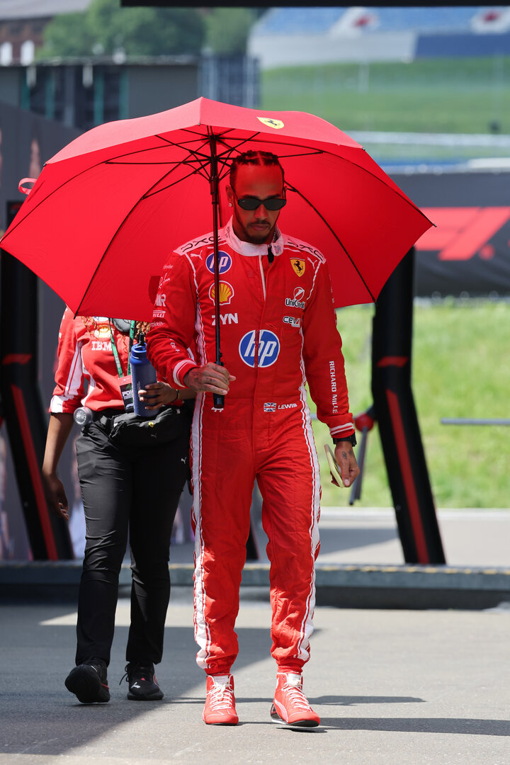 GP AUSTRIA, Lewis Hamilton (GBR) Ferrari.
25.06.2026. Formula 1 World Championship, Rd 8, Austrian Grand Prix, Spielberg, Austria, Preparation Day.
- www.xpbimages.com, EMail: requests@xpbimages.com © Copyright: Moy / XPB Images