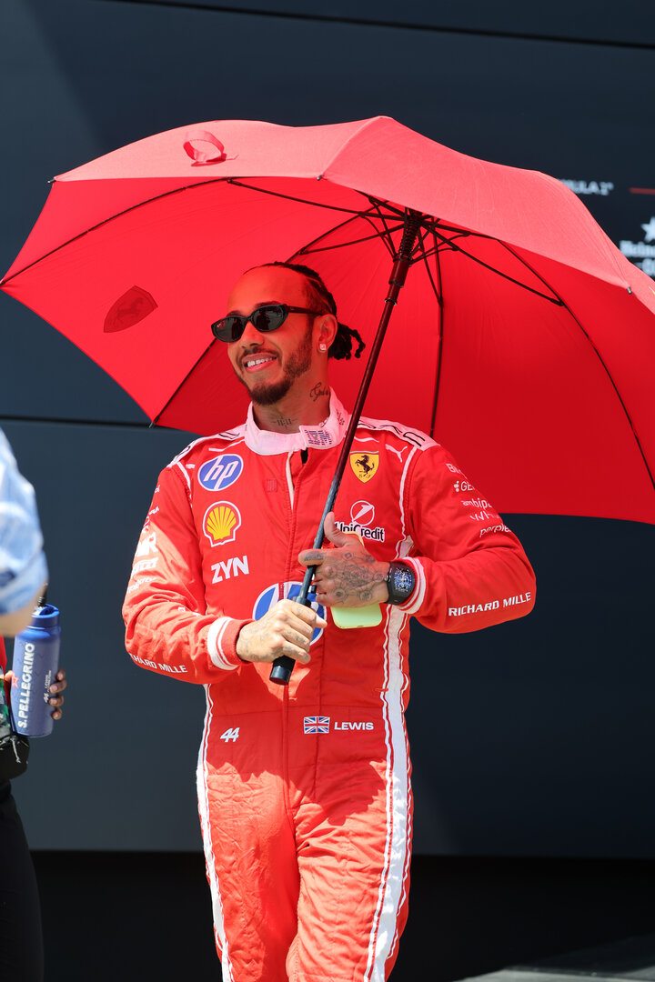 GP AUSTRIA, Lewis Hamilton (GBR) Ferrari.
25.06.2026. Formula 1 World Championship, Rd 8, Austrian Grand Prix, Spielberg, Austria, Preparation Day.
- www.xpbimages.com, EMail: requests@xpbimages.com © Copyright: Moy / XPB Images