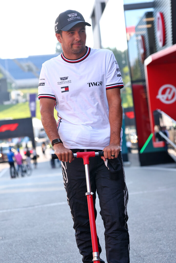 GP AUSTRIA, Sergio Perez (MEX) Cadillac Formula 1 Team.
25.06.2026. Formula 1 World Championship, Rd 8, Austrian Grand Prix, Spielberg, Austria, Preparation Day.
- www.xpbimages.com, EMail: requests@xpbimages.com © Copyright: Bearne / XPB Images
