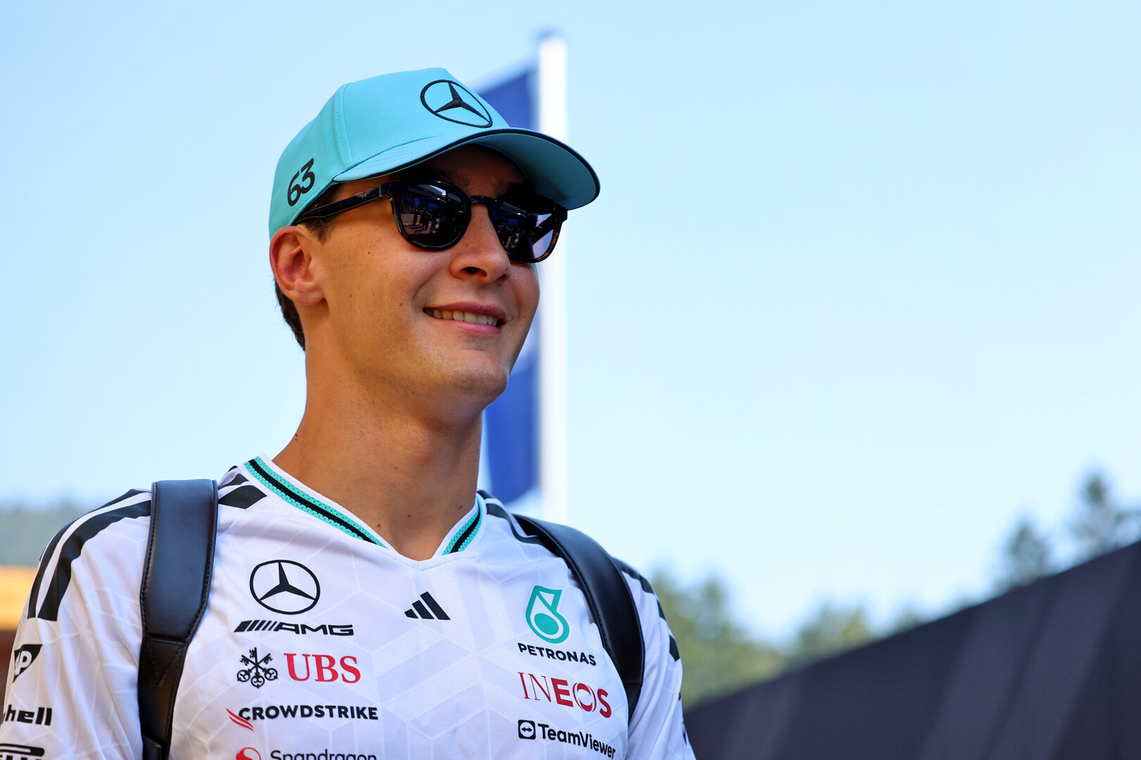 GP AUSTRIA, George Russell (GBR) Mercedes AMG Formula One Team.
26.06.2026. Formula 1 World Championship, Rd 8, Austrian Grand Prix, Spielberg, Austria, Practice Day.
- www.xpbimages.com, EMail: requests@xpbimages.com © Copyright: Batchelor / XPB Images