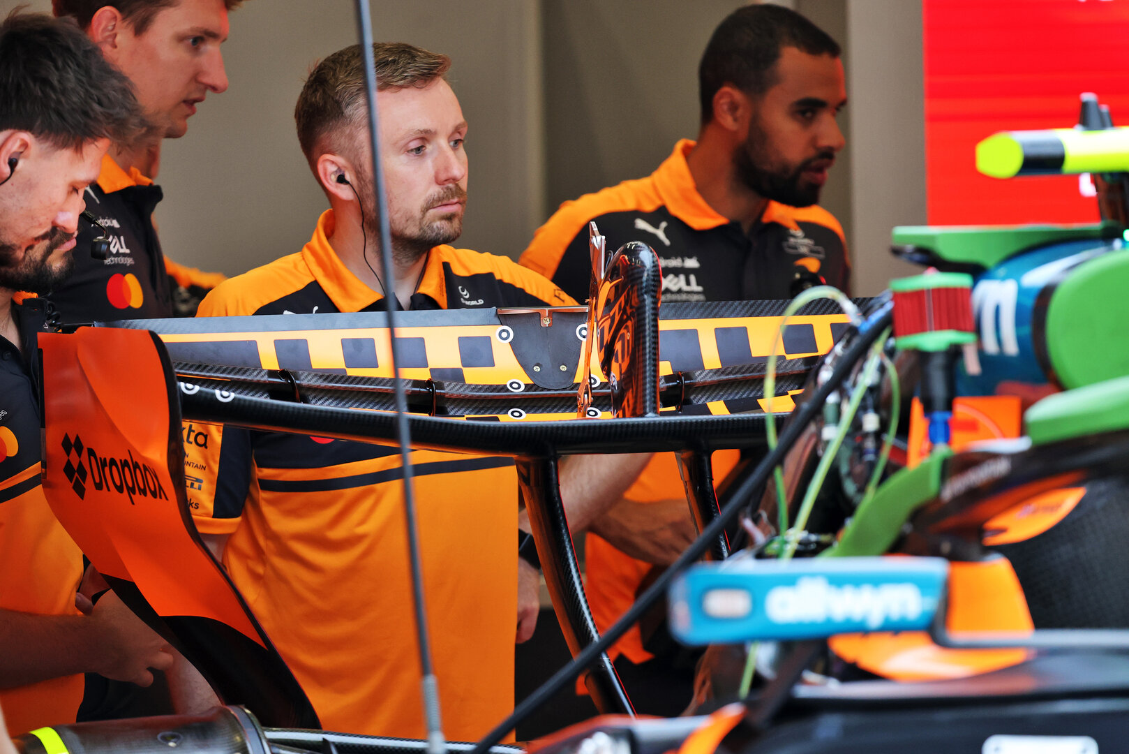 GP AUSTRIA, McLaren F1 Team MCL40 rear wing.
26.06.2026. Formula 1 World Championship, Rd 8, Austrian Grand Prix, Spielberg, Austria, Practice Day.
- www.xpbimages.com, EMail: requests@xpbimages.com © Copyright: Batchelor / XPB Images
