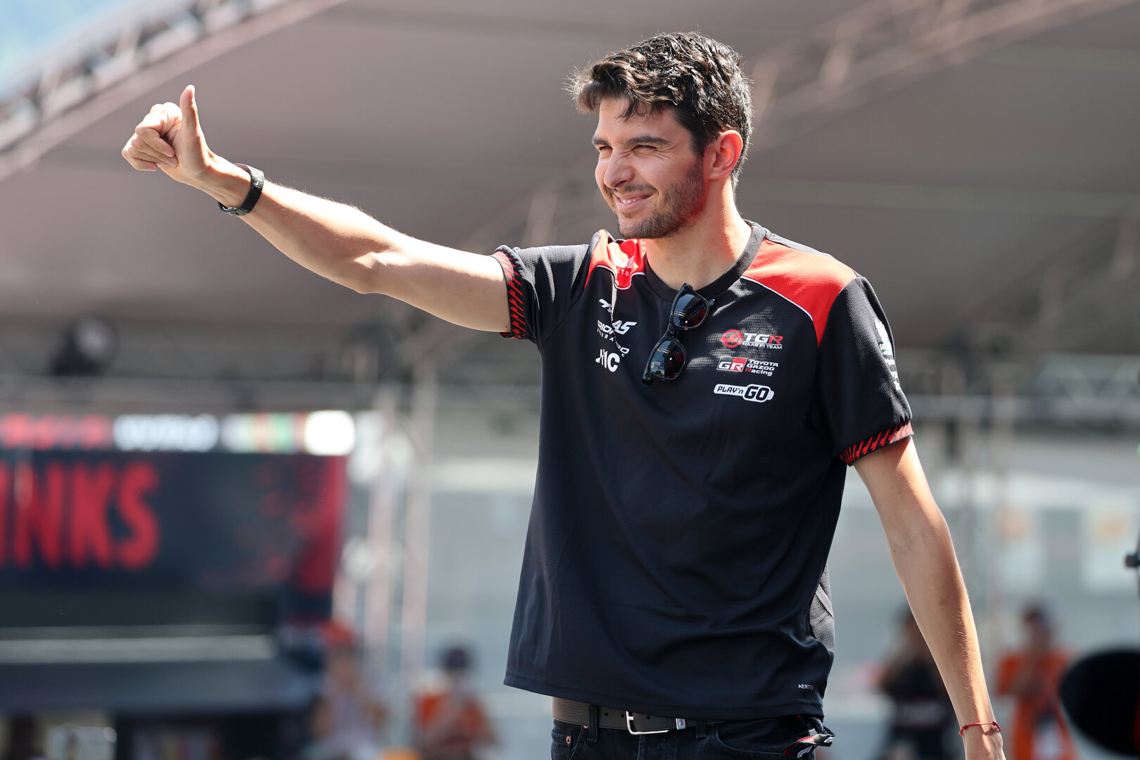 GP AUSTRIA, Esteban Ocon (FRA) Haas F1 Team on the FanZone Stage.
26.06.2026. Formula 1 World Championship, Rd 8, Austrian Grand Prix, Spielberg, Austria, Practice Day.
- www.xpbimages.com, EMail: requests@xpbimages.com © Copyright: Moy / XPB Images