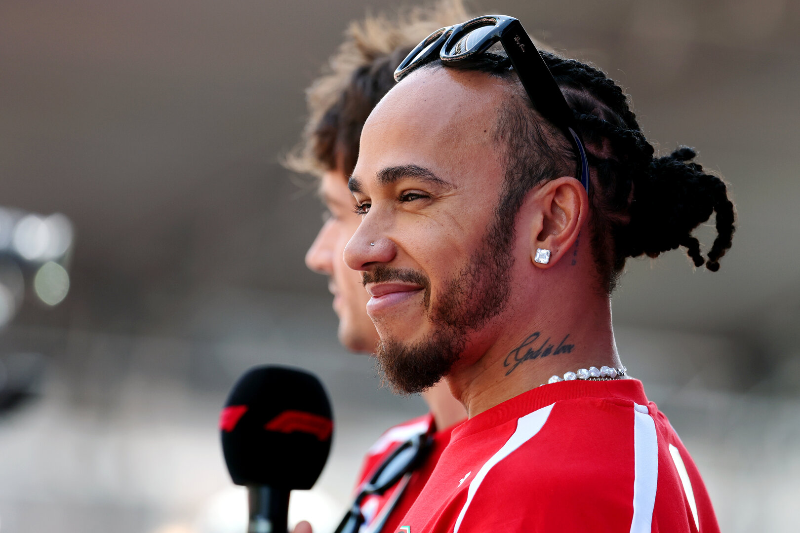 GP AUSTRIA, Lewis Hamilton (GBR) Ferrari on the FanZone Stage.
26.06.2026. Formula 1 World Championship, Rd 8, Austrian Grand Prix, Spielberg, Austria, Practice Day.
- www.xpbimages.com, EMail: requests@xpbimages.com © Copyright: Moy / XPB Images