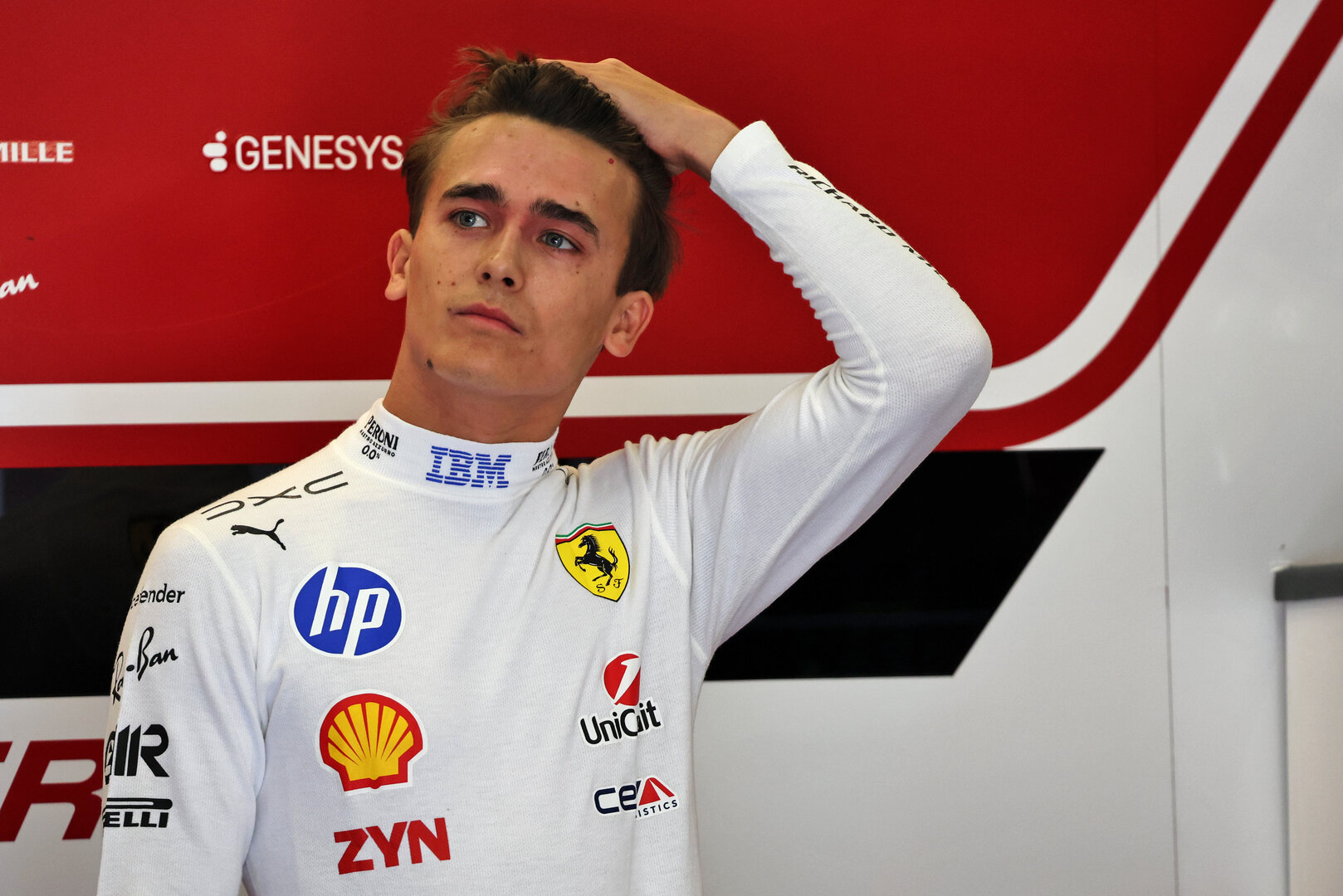 GP AUSTRIA, Dino Beganovic (SWE) Ferrari Academy Driver.
26.06.2026. Formula 1 World Championship, Rd 8, Austrian Grand Prix, Spielberg, Austria, Practice Day.
- www.xpbimages.com, EMail: requests@xpbimages.com © Copyright: Batchelor / XPB Images