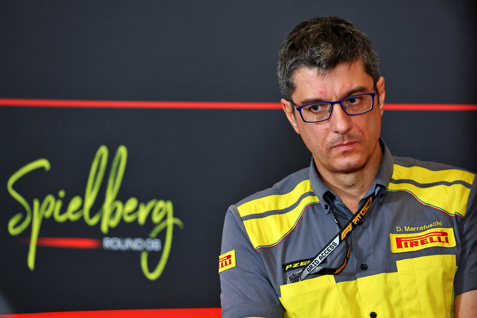 GP AUSTRIA, Dario Marrafuschi (ITA) Head of Pirelli Motorsport Business Unit in the FIA Press Conference.
26.06.2026. Formula 1 World Championship, Rd 8, Austrian Grand Prix, Spielberg, Austria, Practice Day.
- www.xpbimages.com, EMail: requests@xpbimages.com © Copyright: Bearne / XPB Images