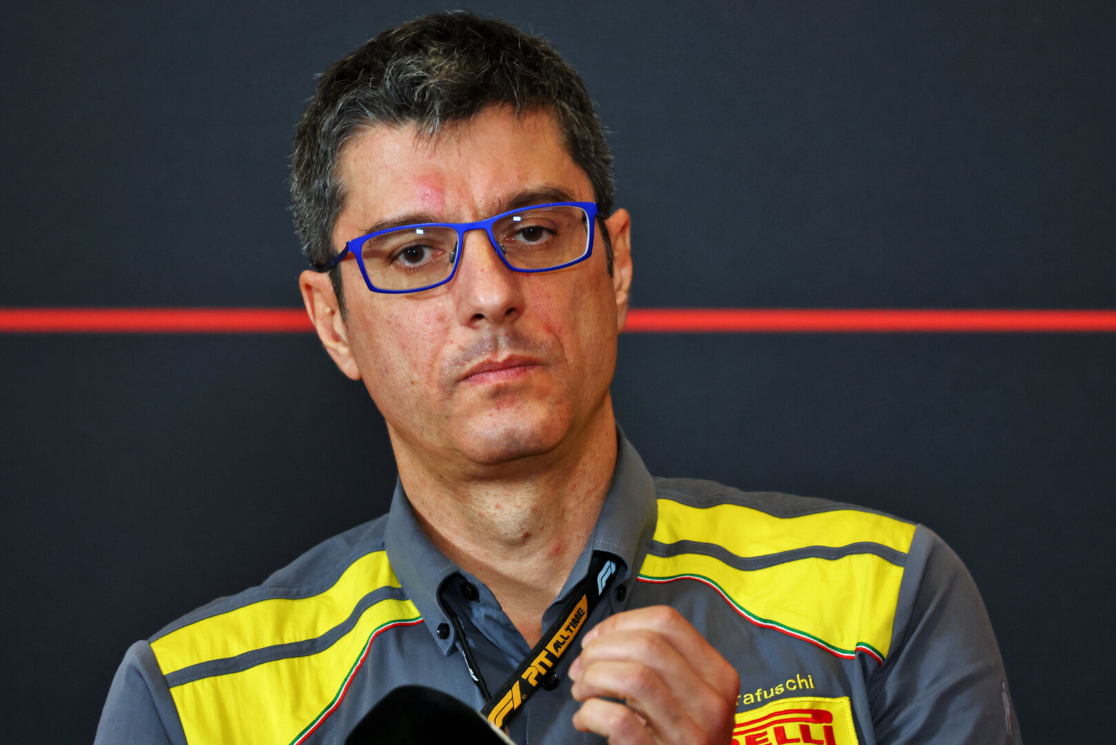 GP AUSTRIA, Dario Marrafuschi (ITA) Head of Pirelli Motorsport Business Unit in the FIA Press Conference.
26.06.2026. Formula 1 World Championship, Rd 8, Austrian Grand Prix, Spielberg, Austria, Practice Day.
- www.xpbimages.com, EMail: requests@xpbimages.com © Copyright: Bearne / XPB Images