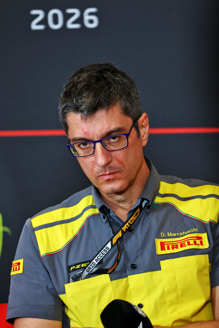 GP AUSTRIA, Dario Marrafuschi (ITA) Head of Pirelli Motorsport Business Unit in the FIA Press Conference.
26.06.2026. Formula 1 World Championship, Rd 8, Austrian Grand Prix, Spielberg, Austria, Practice Day.
- www.xpbimages.com, EMail: requests@xpbimages.com © Copyright: Bearne / XPB Images