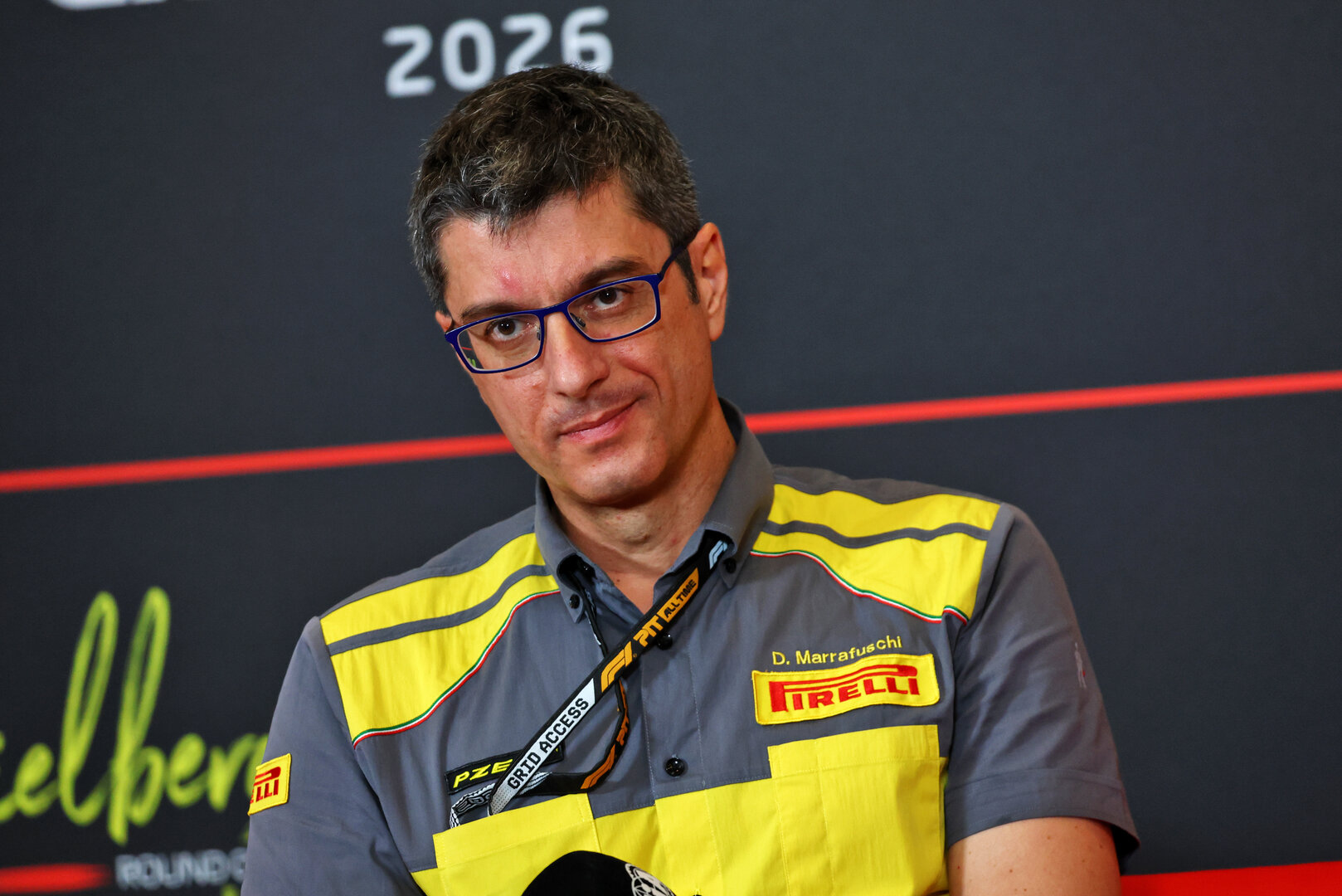 GP AUSTRIA, Dario Marrafuschi (ITA) Head of Pirelli Motorsport Business Unit in the FIA Press Conference.
26.06.2026. Formula 1 World Championship, Rd 8, Austrian Grand Prix, Spielberg, Austria, Practice Day.
- www.xpbimages.com, EMail: requests@xpbimages.com © Copyright: Bearne / XPB Images