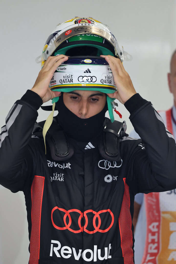 GP AUSTRIA, Gabriel Bortoleto (BRA) Audi F1 Team.
26.06.2026. Formula 1 World Championship, Rd 8, Austrian Grand Prix, Spielberg, Austria, Practice Day.
- www.xpbimages.com, EMail: requests@xpbimages.com © Copyright: Batchelor / XPB Images