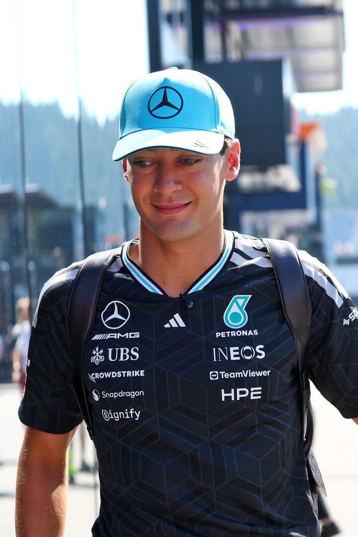 GP AUSTRIA, George Russell (GBR) Mercedes AMG Formula One Team.
27.06.2026. Formula 1 World Championship, Rd 8, Austrian Grand Prix, Spielberg, Austria, Qualifiche Day.
- www.xpbimages.com, EMail: requests@xpbimages.com © Copyright: Bearne / XPB Images