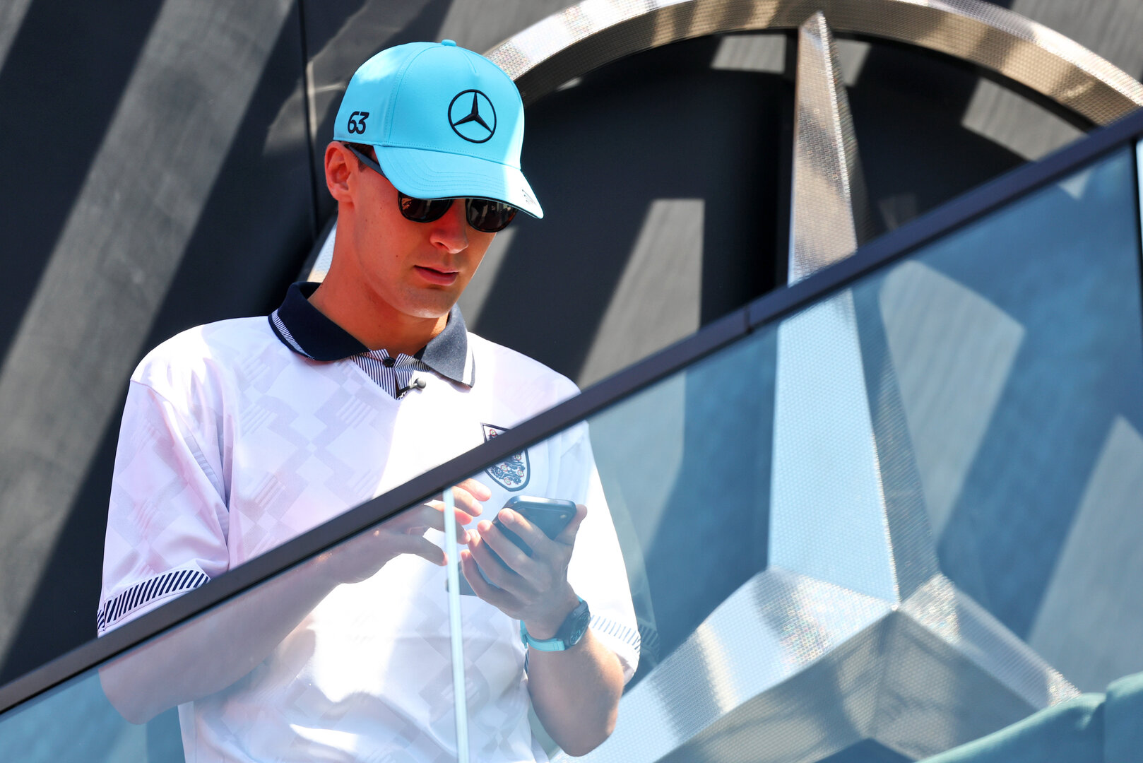 GP AUSTRIA, George Russell (GBR) Mercedes AMG Formula One Team.
27.06.2026. Formula 1 World Championship, Rd 8, Austrian Grand Prix, Spielberg, Austria, Qualifiche Day.
- www.xpbimages.com, EMail: requests@xpbimages.com © Copyright: Bearne / XPB Images