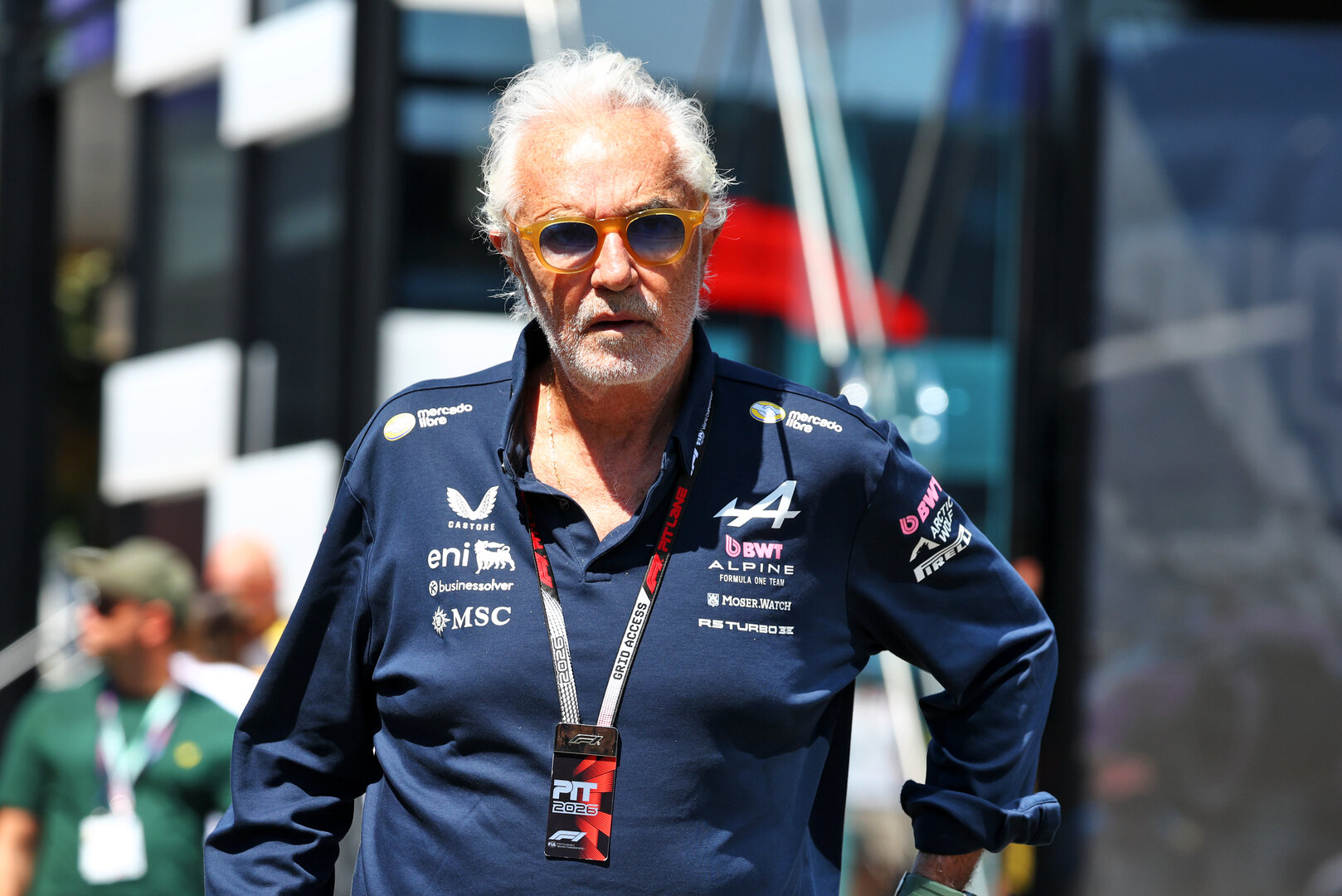GP AUSTRIA, Flavio Briatore (ITA) Alpine F1 Team Executive Advisor.
27.06.2026. Formula 1 World Championship, Rd 8, Austrian Grand Prix, Spielberg, Austria, Qualifiche Day.
- www.xpbimages.com, EMail: requests@xpbimages.com © Copyright: Bearne / XPB Images