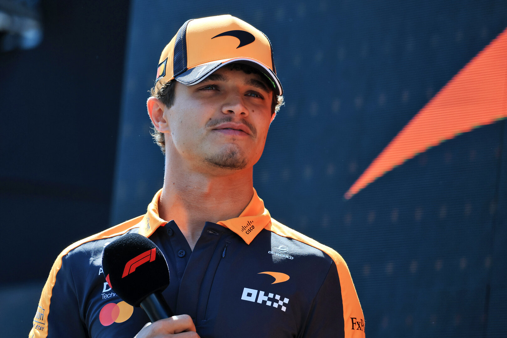GP AUSTRIA, Lando Norris (GBR) McLaren F1 Team on the FanZone Stage.
27.06.2026. Formula 1 World Championship, Rd 8, Austrian Grand Prix, Spielberg, Austria, Qualifiche Day.
- www.xpbimages.com, EMail: requests@xpbimages.com © Copyright: Moy / XPB Images