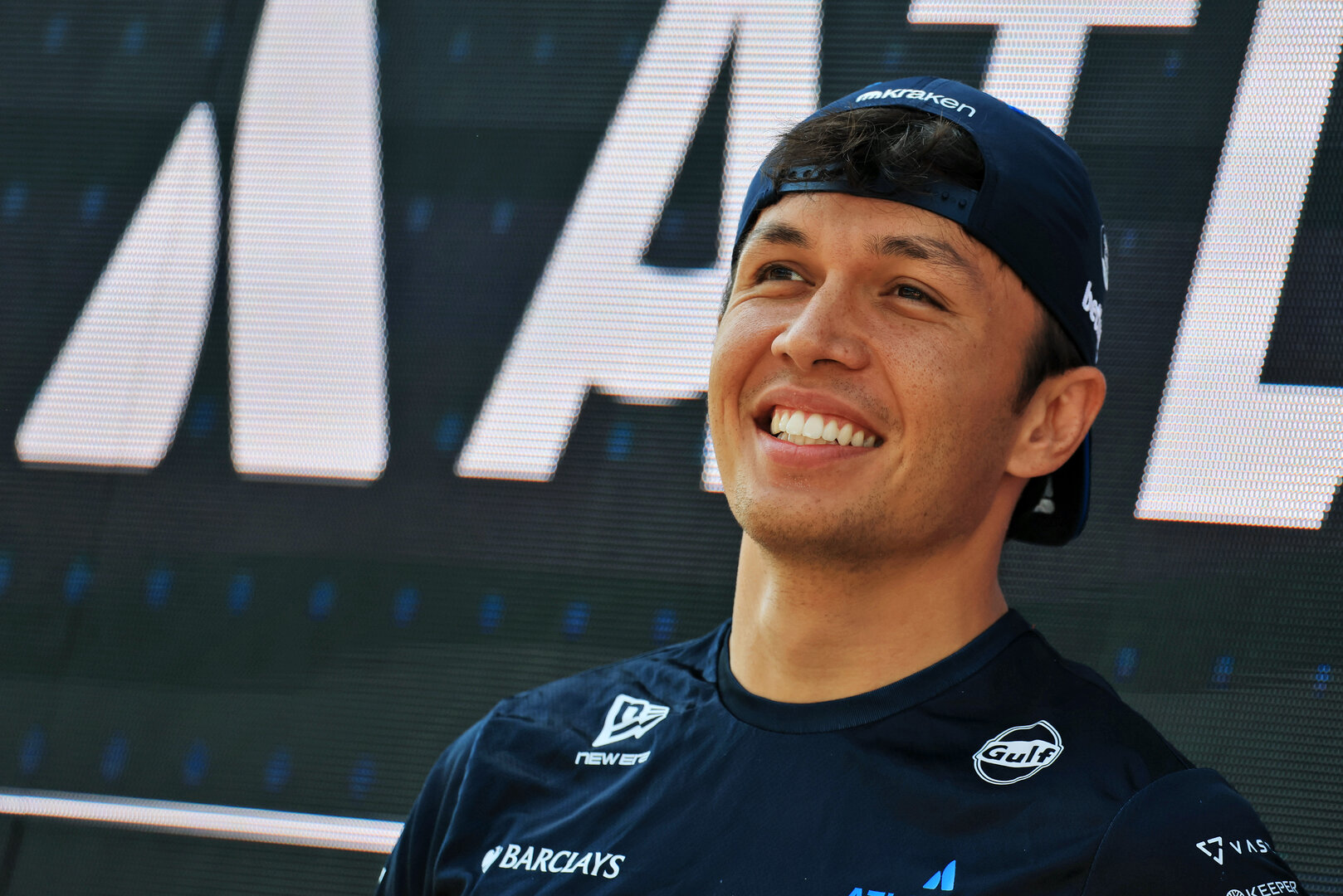 GP AUSTRIA, Alexander Albon (THA) Williams F1 Team on the FanZone Stage.
27.06.2026. Formula 1 World Championship, Rd 8, Austrian Grand Prix, Spielberg, Austria, Qualifiche Day.
- www.xpbimages.com, EMail: requests@xpbimages.com © Copyright: Moy / XPB Images