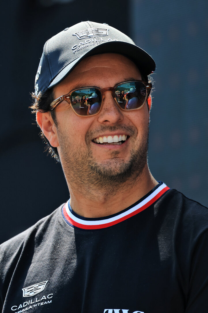 GP AUSTRIA, Sergio Perez (MEX) Cadillac Formula 1 Team on the FanZone Stage.
27.06.2026. Formula 1 World Championship, Rd 8, Austrian Grand Prix, Spielberg, Austria, Qualifiche Day.
- www.xpbimages.com, EMail: requests@xpbimages.com © Copyright: Moy / XPB Images