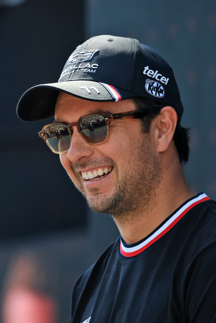 GP AUSTRIA, Sergio Perez (MEX) Cadillac Formula 1 Team on the FanZone Stage.
27.06.2026. Formula 1 World Championship, Rd 8, Austrian Grand Prix, Spielberg, Austria, Qualifiche Day.
- www.xpbimages.com, EMail: requests@xpbimages.com © Copyright: Moy / XPB Images