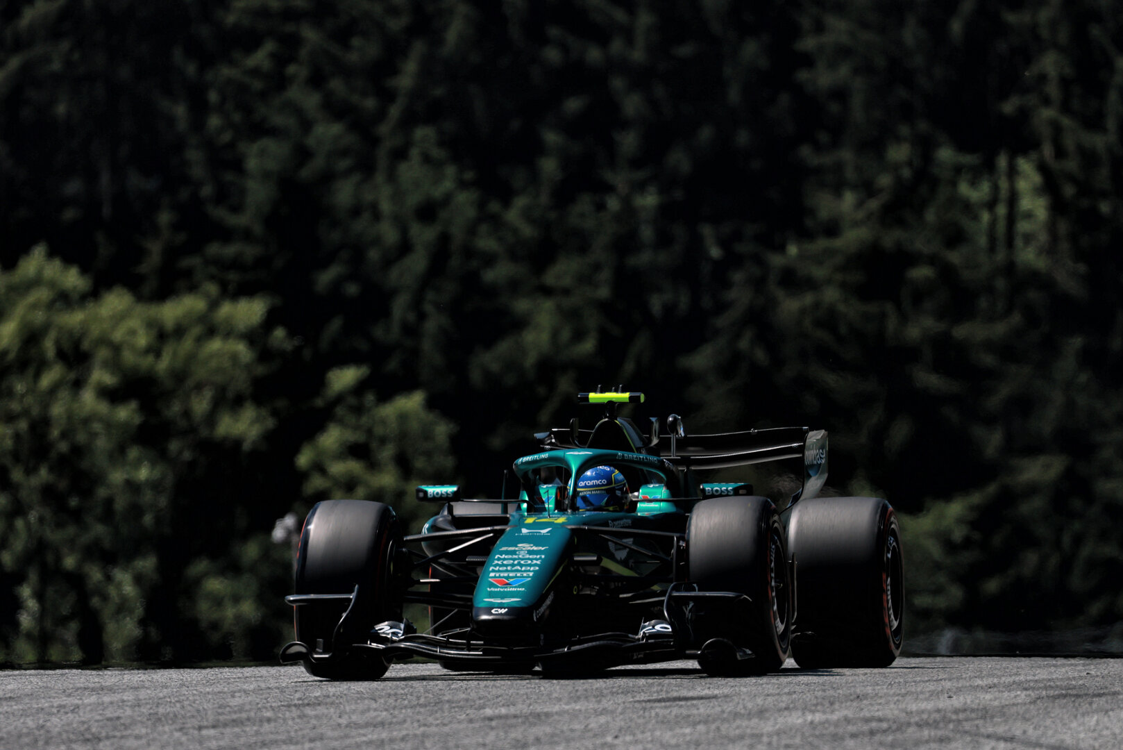 GP AUSTRIA, Fernando Alonso (ESP) Aston Martin F1 Team AMR26.
27.06.2026. Formula 1 World Championship, Rd 8, Austrian Grand Prix, Spielberg, Austria, Qualifiche Day.
- www.xpbimages.com, EMail: requests@xpbimages.com © Copyright: Moy / XPB Images