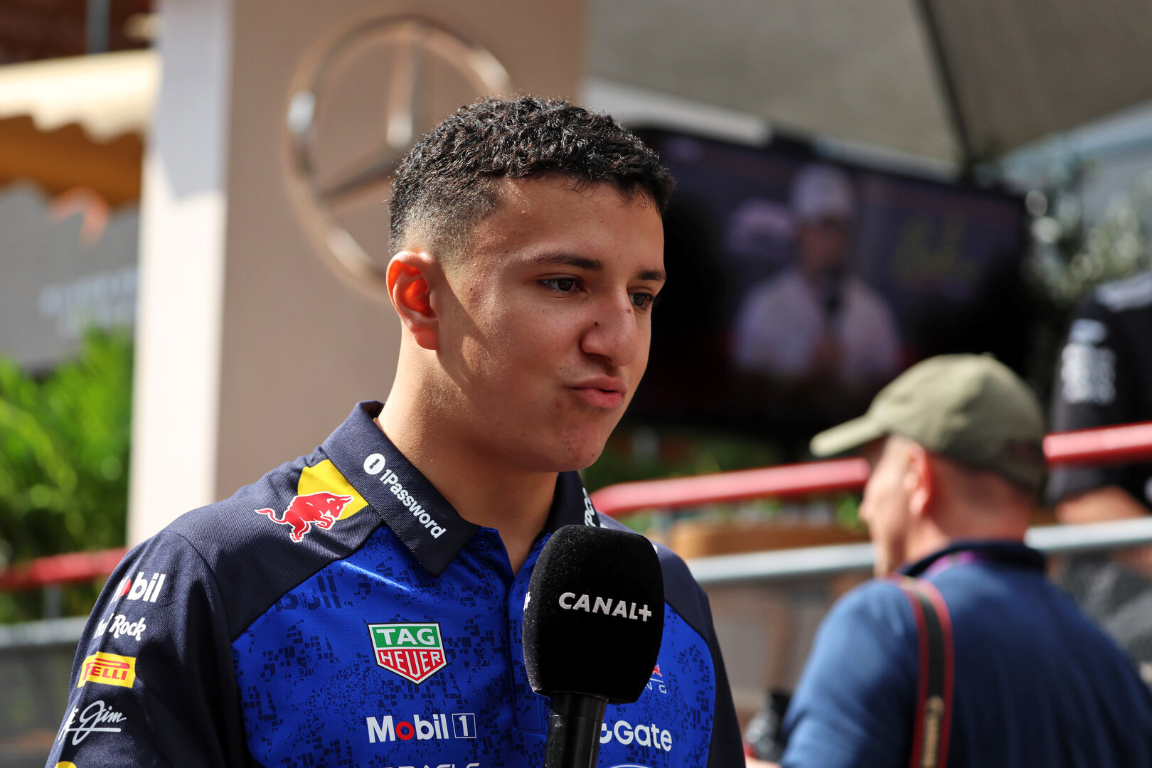 GP AZERBAIJAN, Isack Hadjar (FRA) Red Bull Racing.
23.09.2026. Formula One World Championship, Rd 15, Azerbaijan Grand Prix, Baku, Azerbaijan, Preparations Day.
 - www.xpbimages.com, EMail: requests@xpbimages.com © Copyright:  Rew / XPB Images
