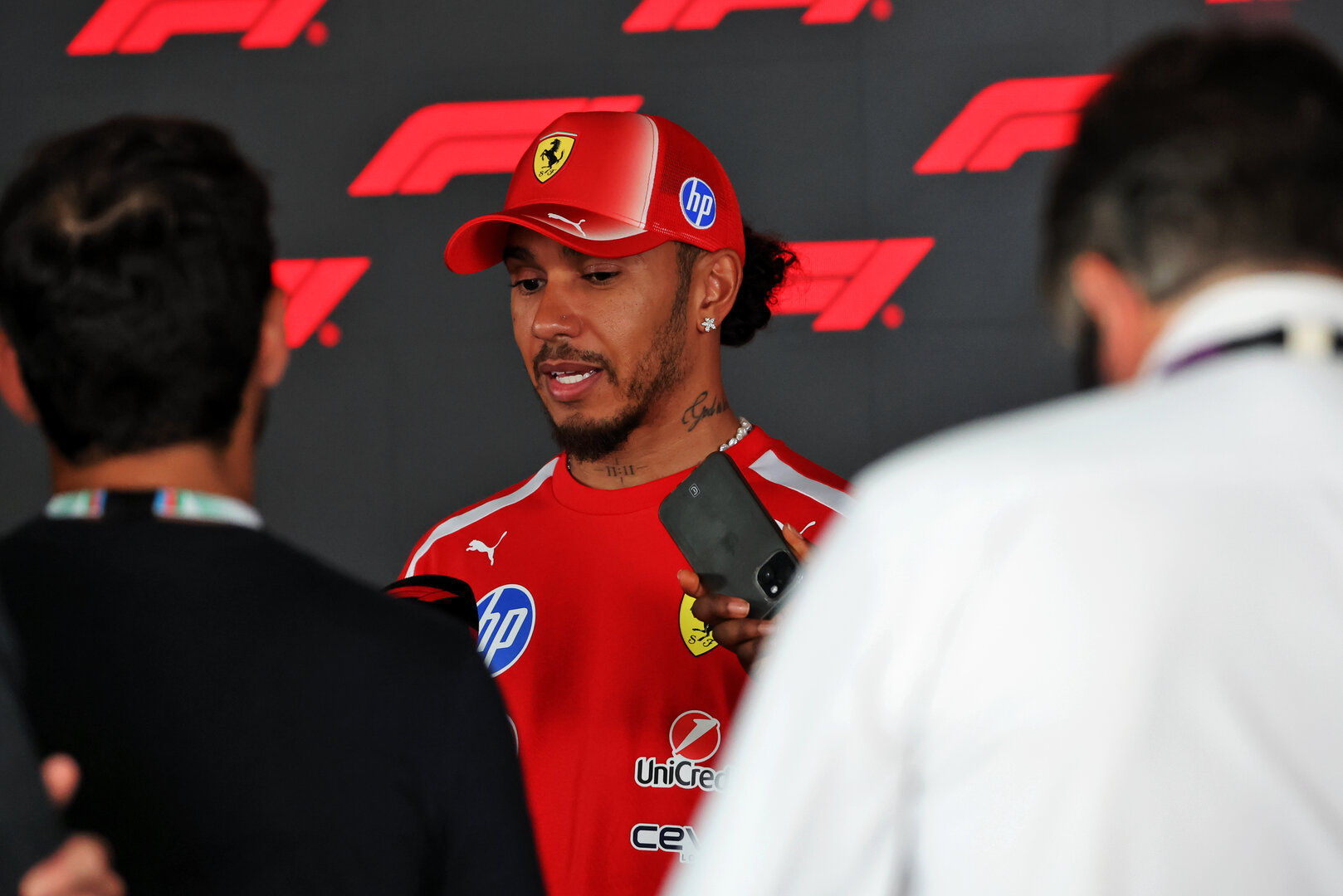 GP AZERBAIJAN, Lewis Hamilton (GBR) Ferrari.
23.09.2026. Formula One World Championship, Rd 15, Azerbaijan Grand Prix, Baku, Azerbaijan, Preparations Day.
 - www.xpbimages.com, EMail: requests@xpbimages.com © Copyright:  Rew / XPB Images